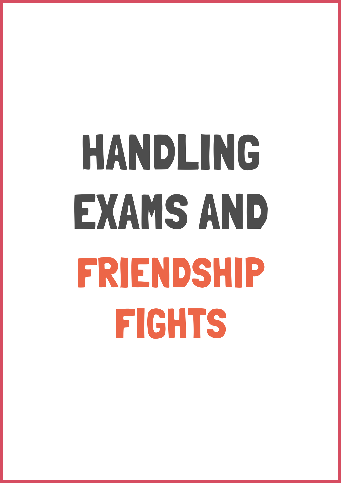 Exam Zen & Friendship Fixer